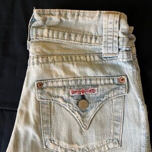 Hudson jeans Vintage Denim Jeans with Union Jack Patch
